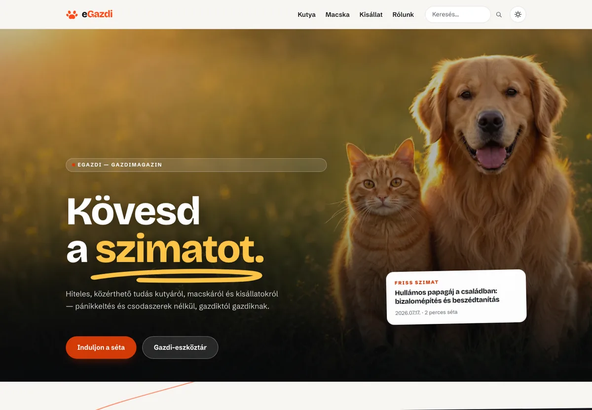 egazdi.hu weboldal