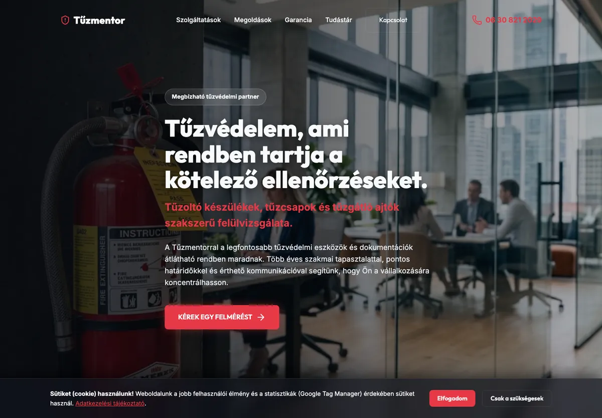 tuzmentor.hu weboldal