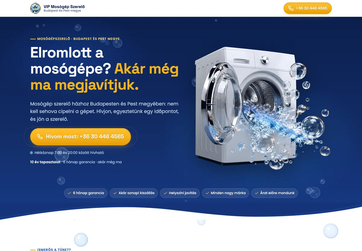 vipmosogepszerelo.hu weboldal